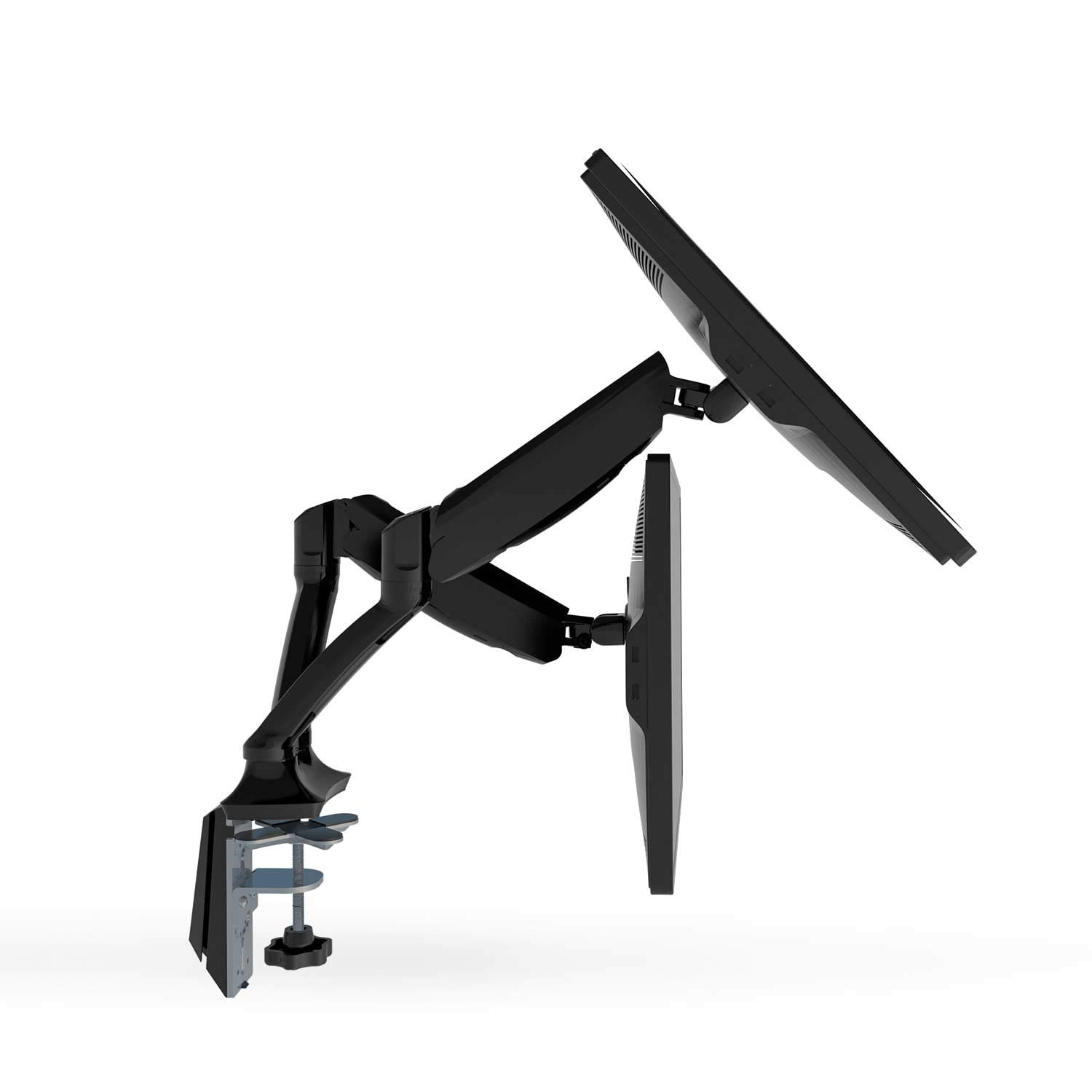 Amazon.co.jp: LOCTEK モニターアーム ガス圧式デュアルアーム10-27