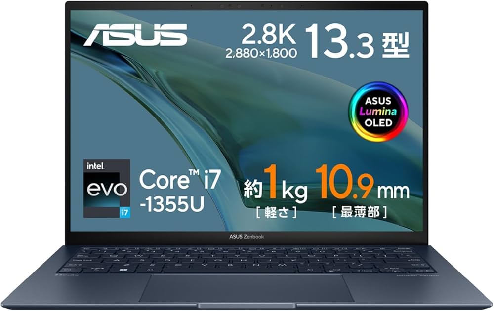 Amazon.co.jp: ASUS ノートパソコン Zenbook S 13 OLED 13.3インチ 第