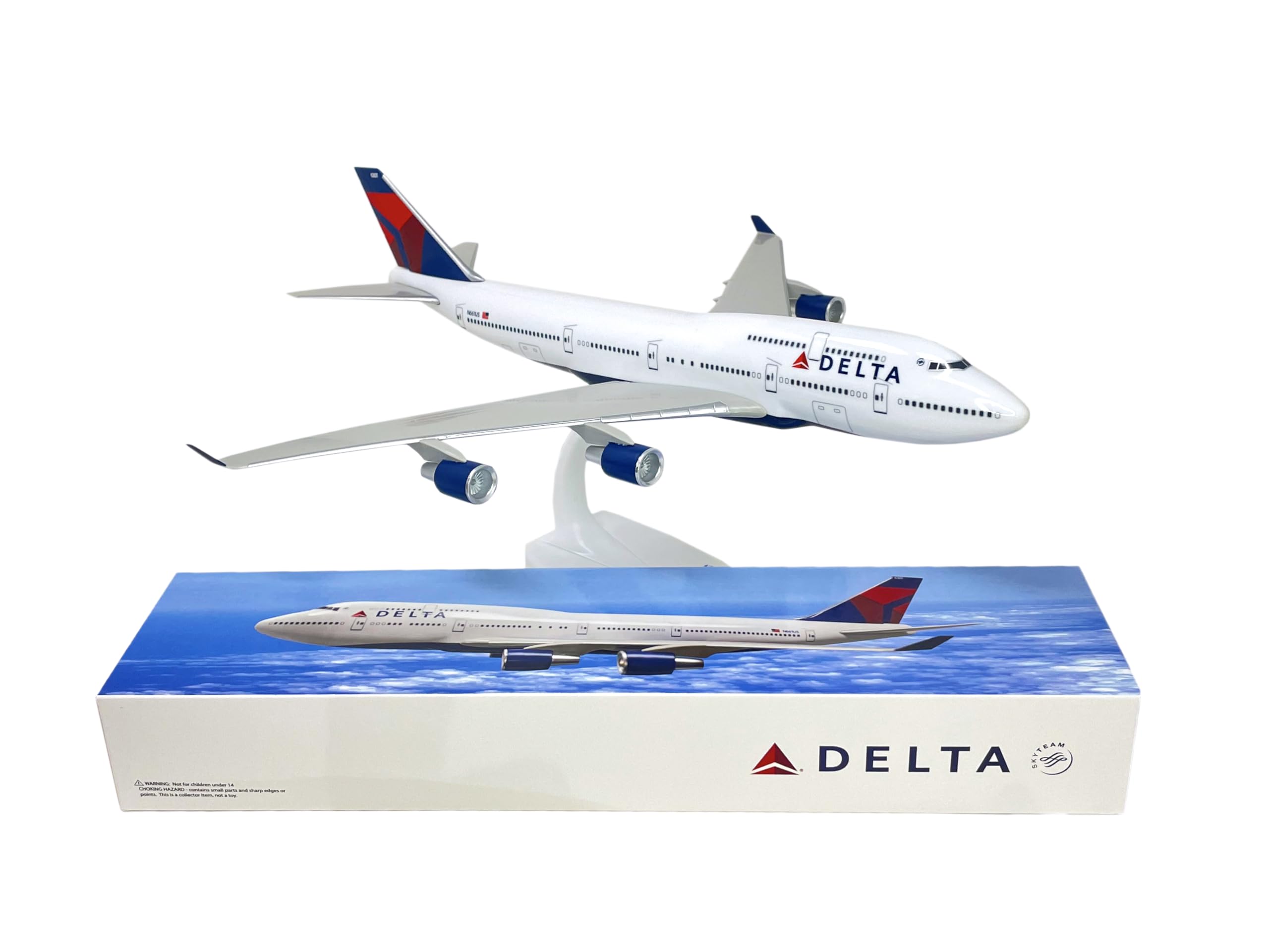 Amazon.com: Flight Miniatures Delta (07-Cur) 747-400 1:200 Scale