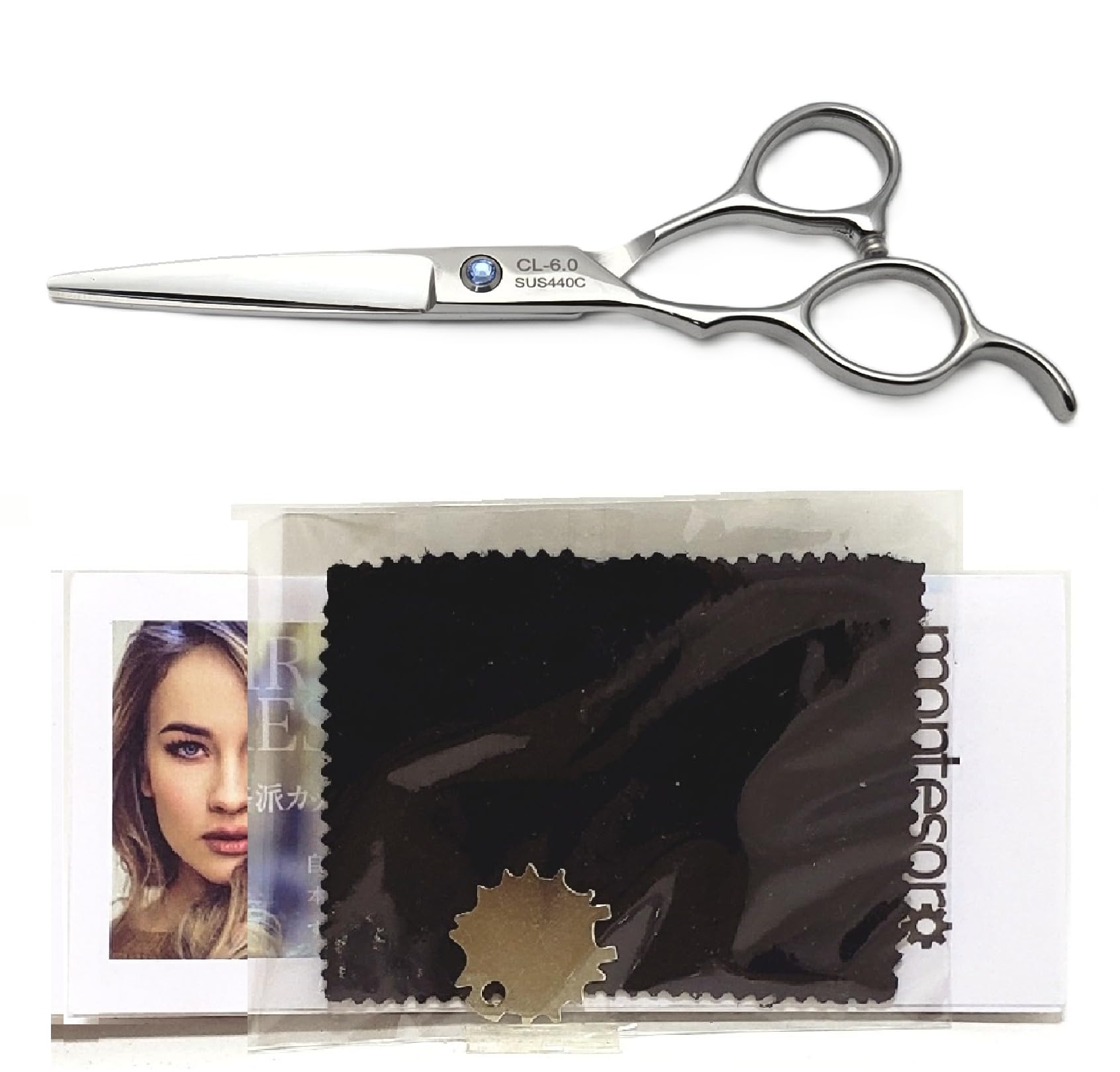 Amazon.co.jp: montesoro【左利き 専用】ヘアカットハサミ セニング