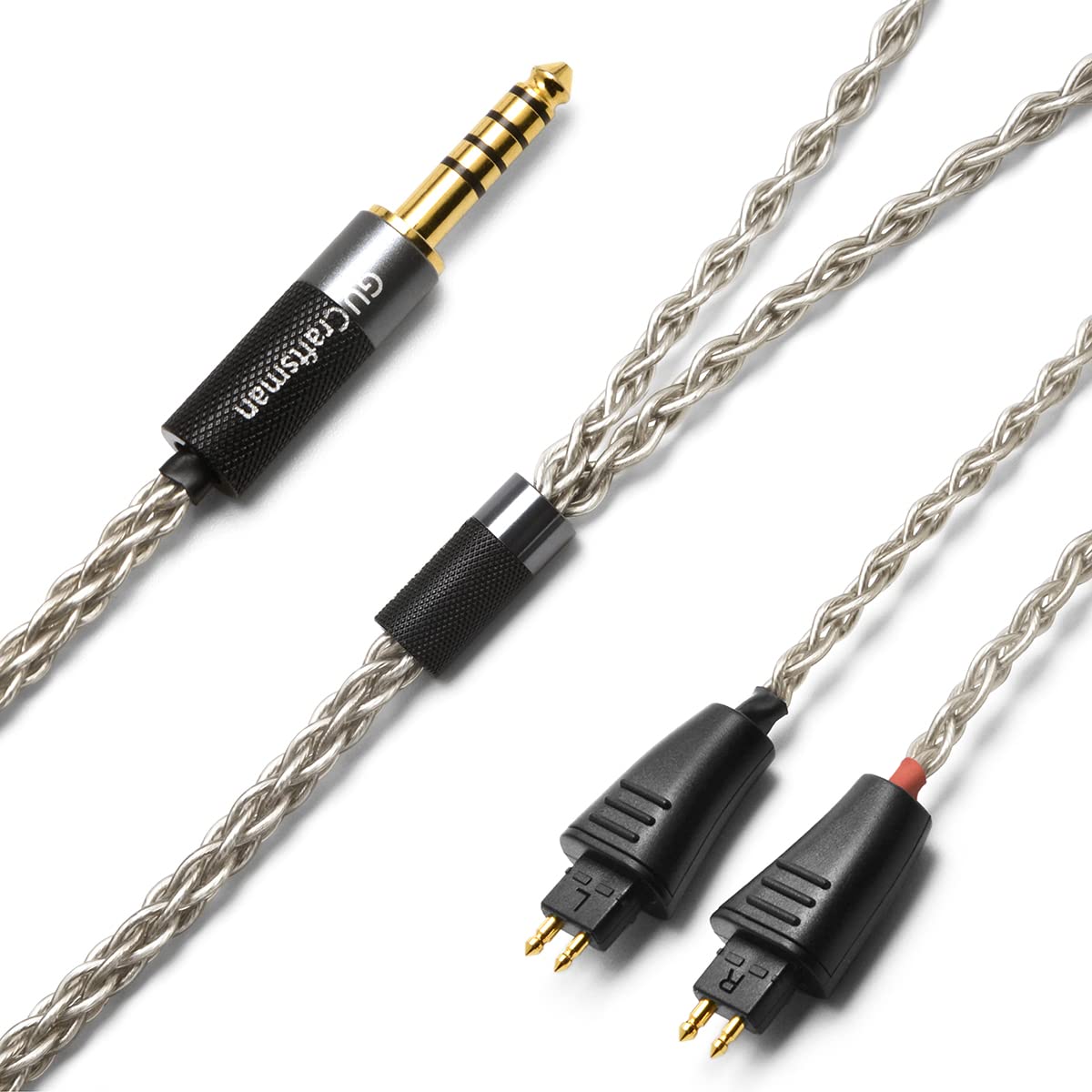 Amazon | GUCraftsman 6N単結晶銀ヘッドホンアップグレードケーブル