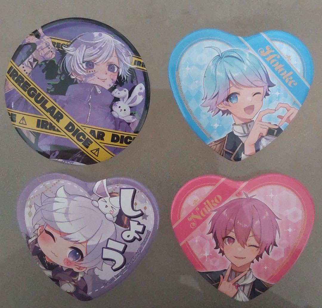 第1弾 いれいすハート缶バッチ ないこさんデフォ×81 第1弾 いれいす