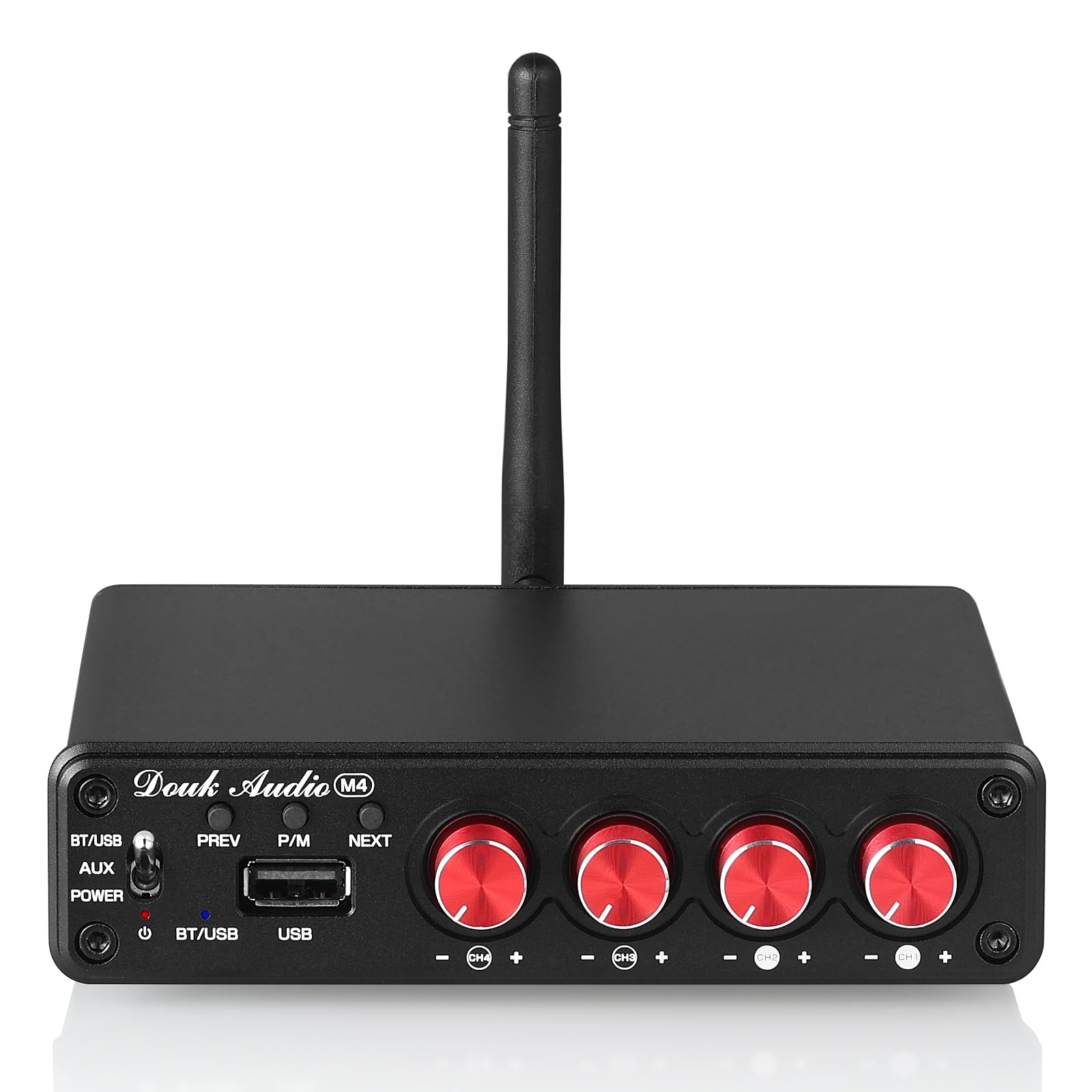 Amazon.co.jp: Douk Audio 4 チャンネル Bluetooth アンプ, 50W×4 HiFi