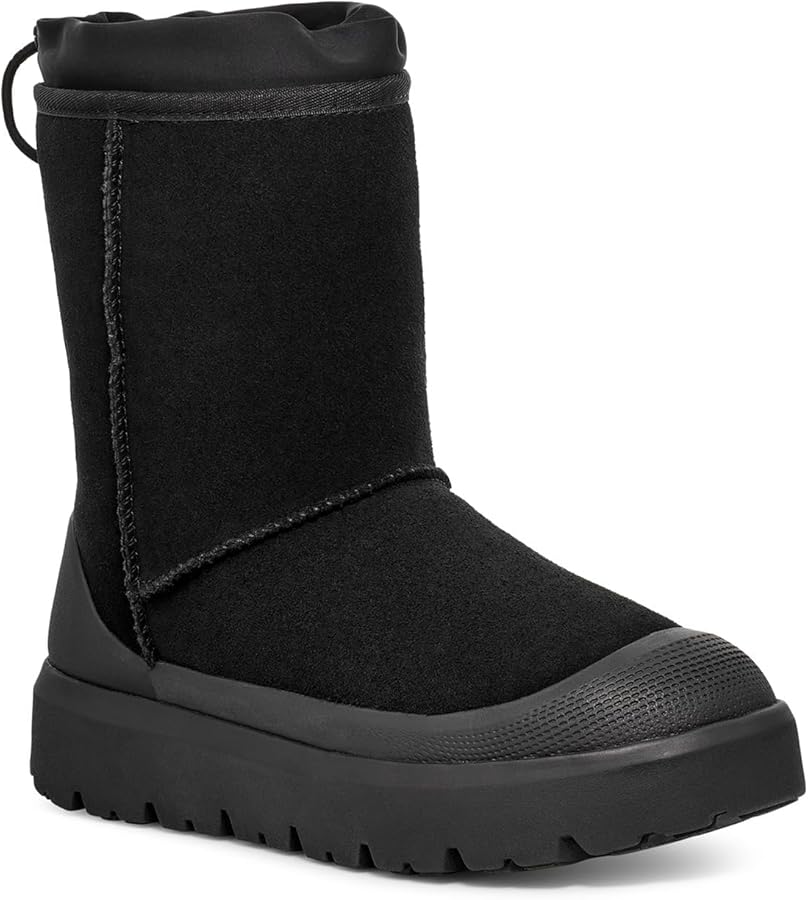 Amazon.com | UGG Men's Classic Short Weather Hybrid Boot, Black