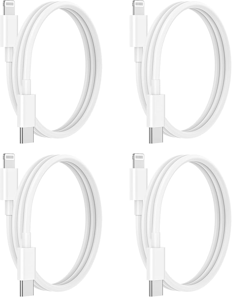 Amazon.com: USB C to Lightning Cable 4Pack 3FT Type C Charger Fast