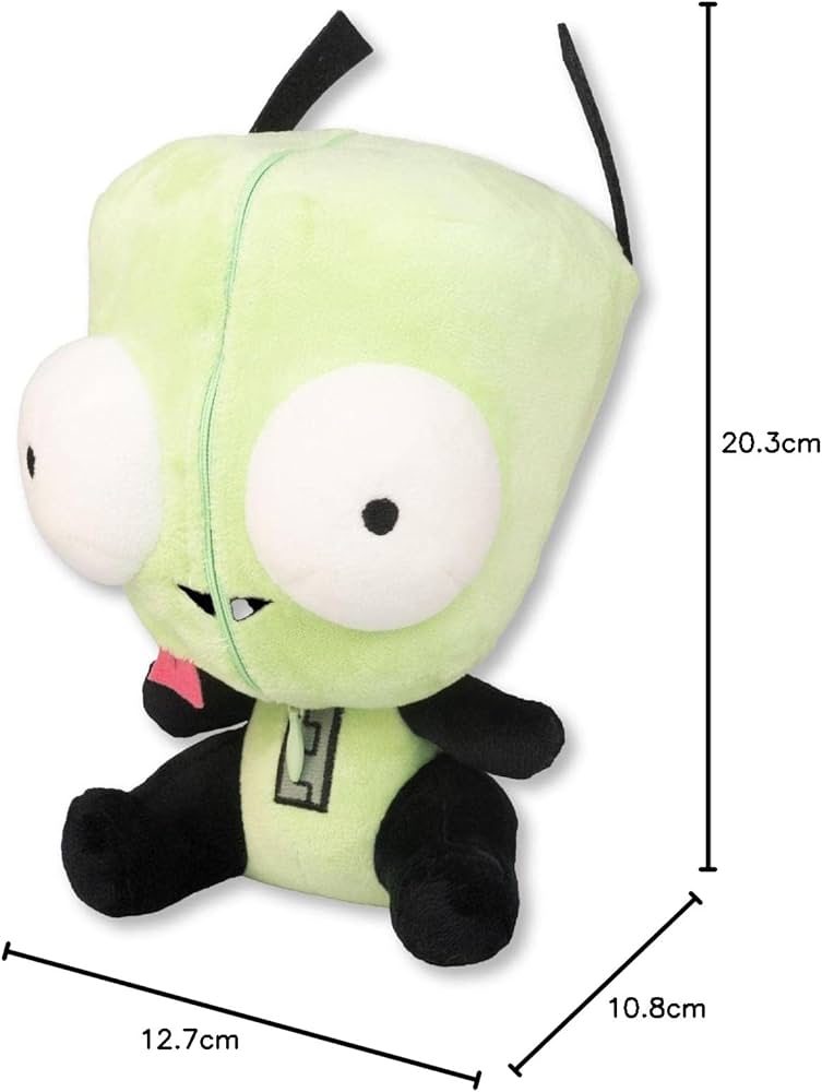 QMx Quantum Mechanix - Invader Zim - Gir Zippermouth Plush 8