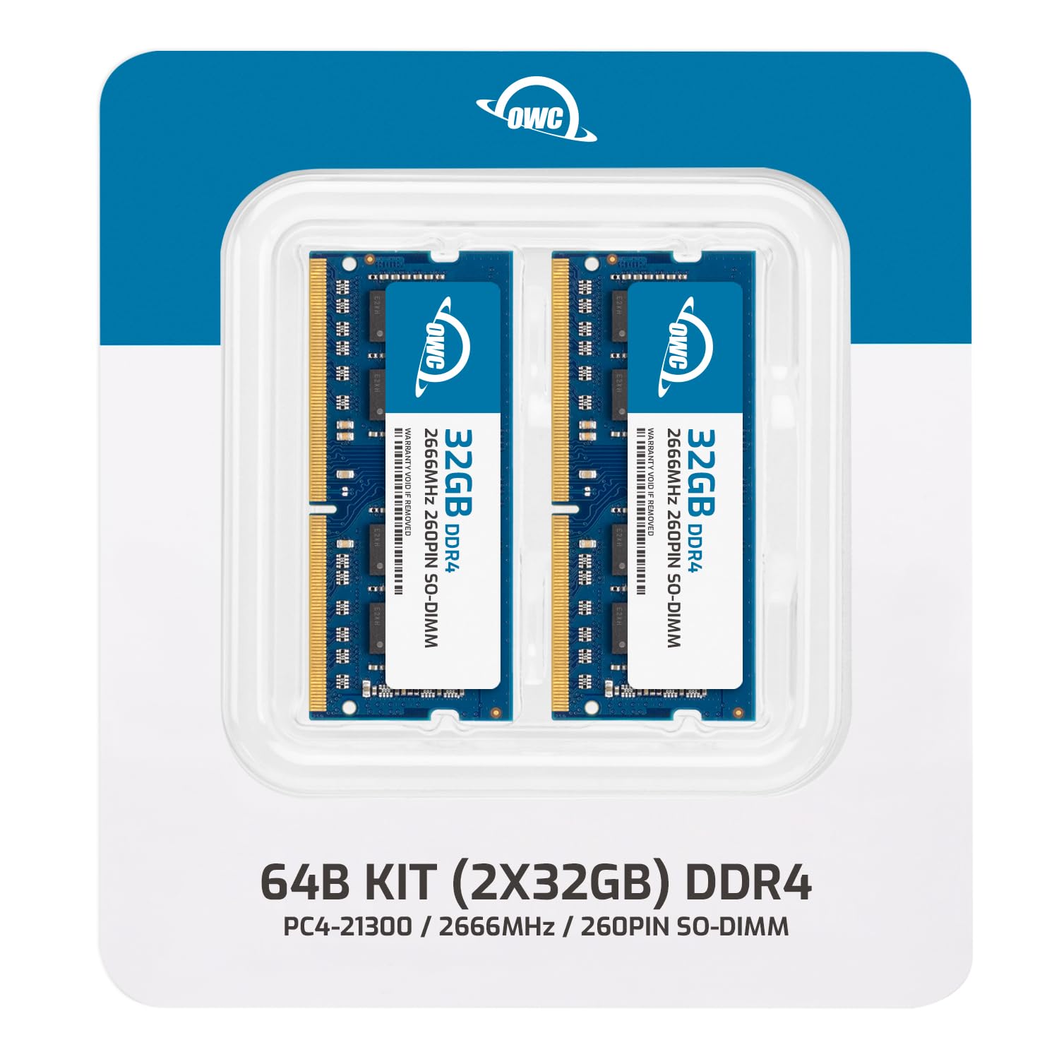 OWC 64GB (2 x 32GB) PC21300 DDR4 2666MHz SO-DIMMs Memory Ram