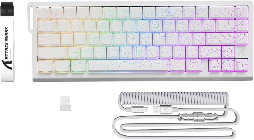 Amazon | ATTACK SHARK X68PRO HE ゲーミングキーボード ラピッド