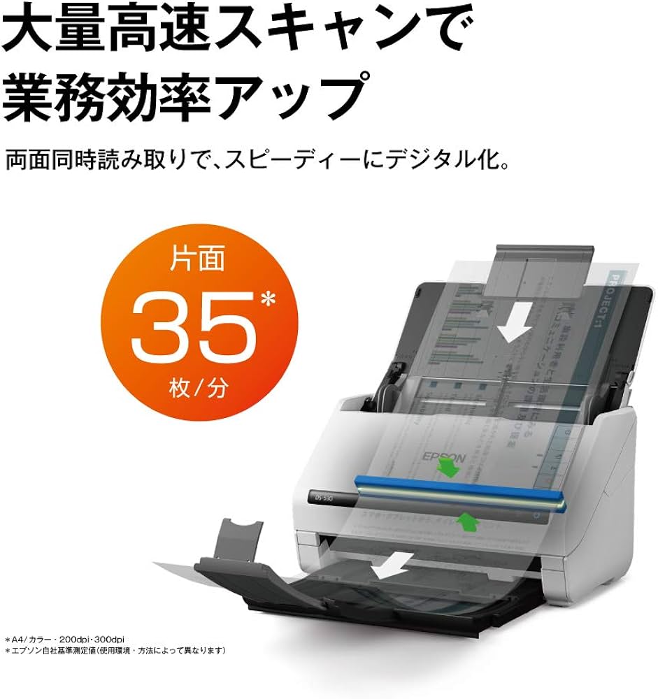 Amazon.co.jp: エプソン スキャナー DS-530 (シートフィード/A4両面