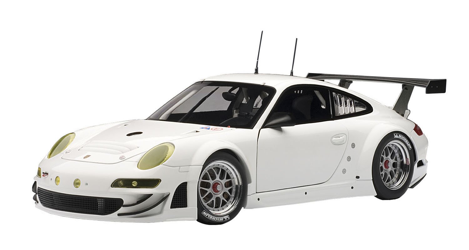 Amazon.co.jp: AUTOart 1/18 ポルシェ 911 (997)GT3 RSR 10 プレーン