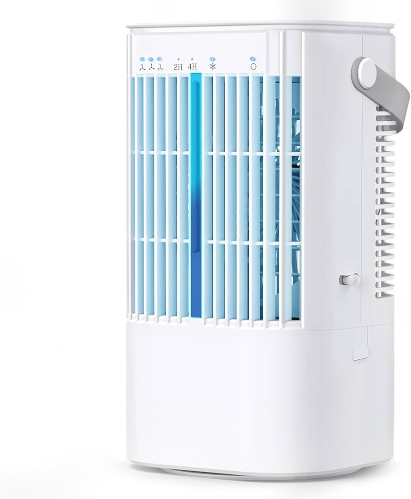 Amazon | 冷風機 冷風扇 強力【2024新登場・節電対策・首振り・USB給電