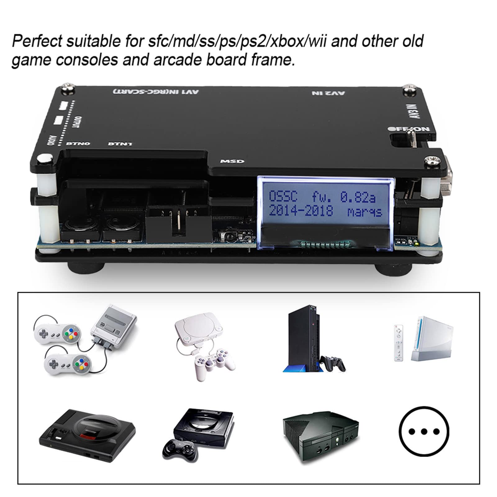 Amazon | OSSC オープンソーススキャンコンバーター SCART付き VGA