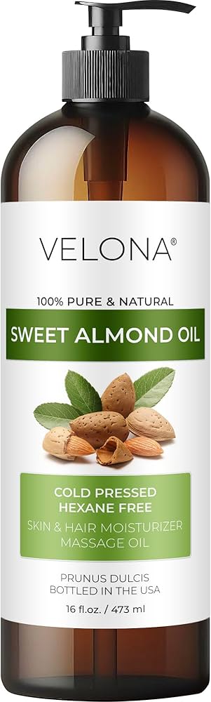 Amazon.com : velona Sweet Almond Oil - 16 Fl Oz | 100% Pure and