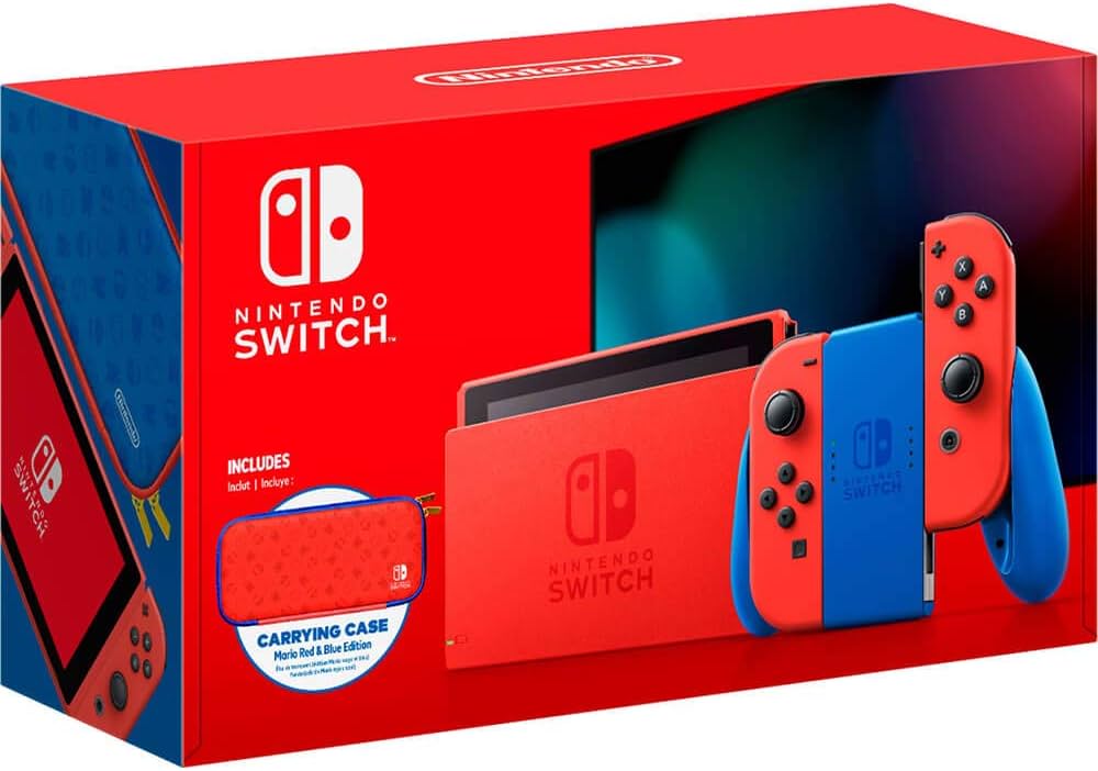 Amazon.com: Nintendo Switch - Mario Red & Blue Edition - Switch