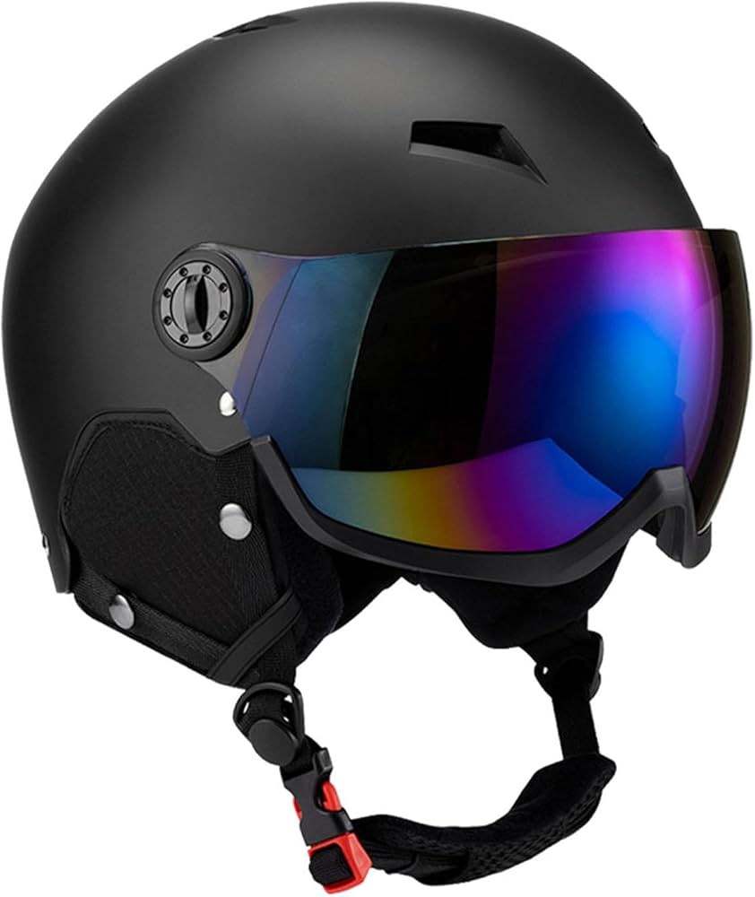 Amazon | Aymzbd スキーヘルメット ゴーグル付きスノーボード