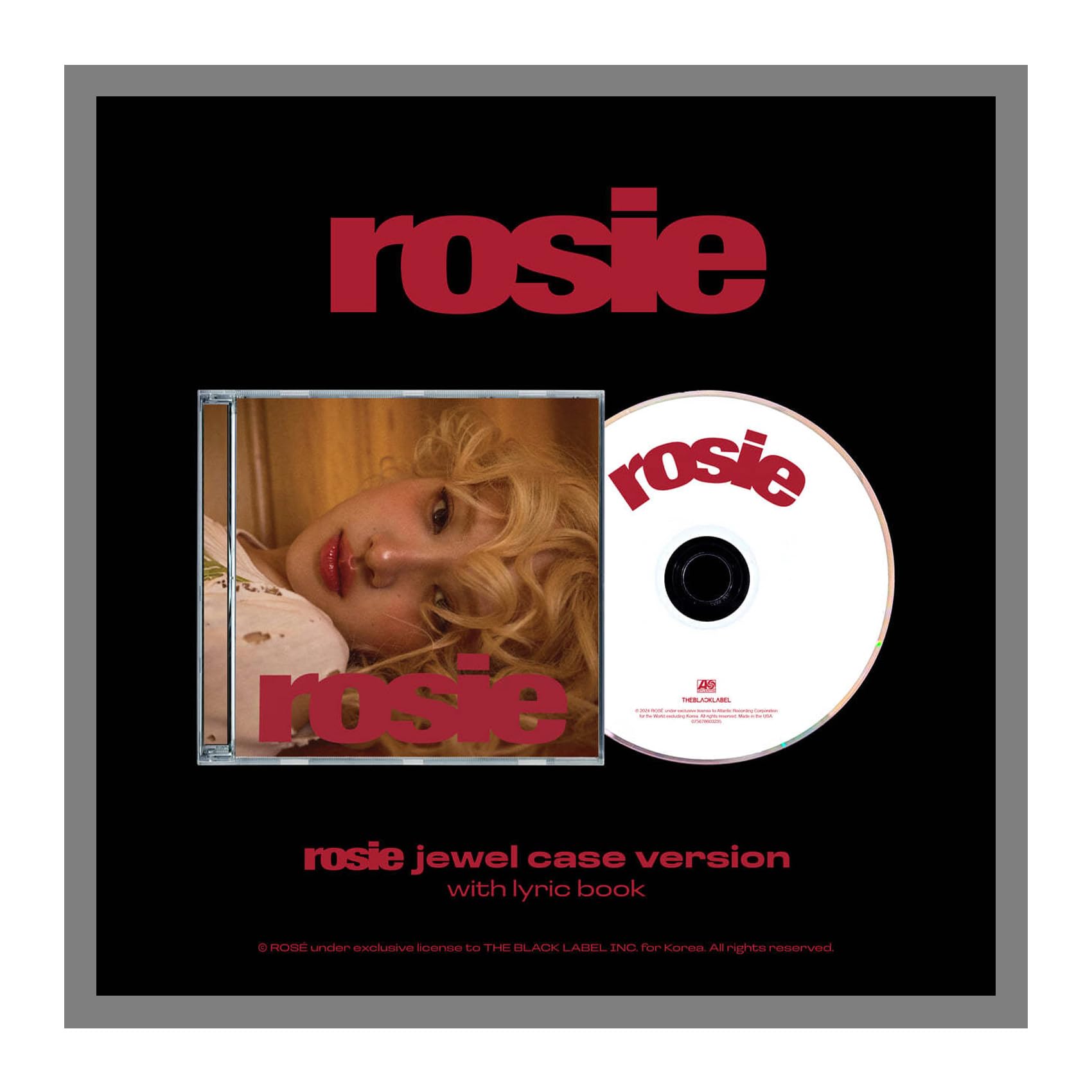 Amazon.co.jp: BLACKPINK ROSE ROSÉ rosie 1st Studio Album Jewel