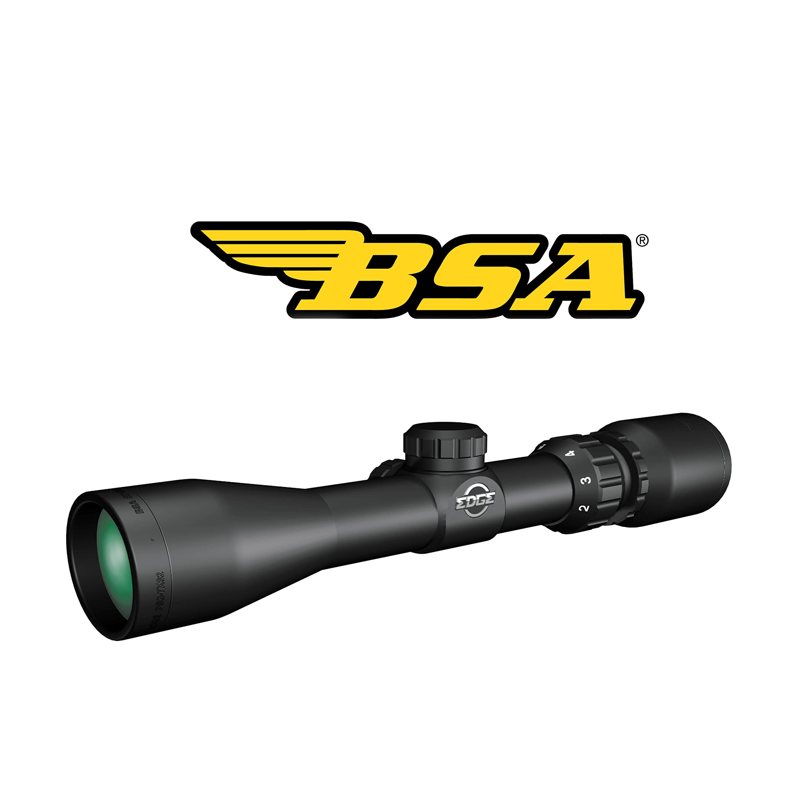 BSA PS27X28 Edge Pistol Scope, 2-7x28, Black : Amazon.ca: Sports