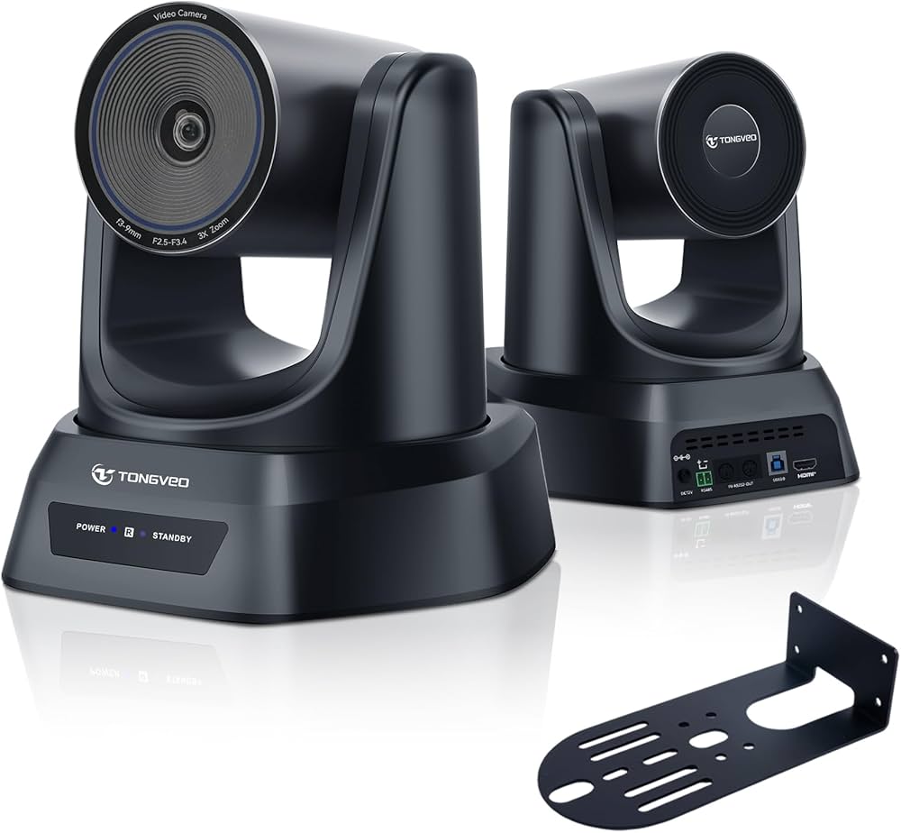 Amazon.co.jp: TONGVEO web会議PTZカメラ3倍光学ズームAI自動追跡1080P