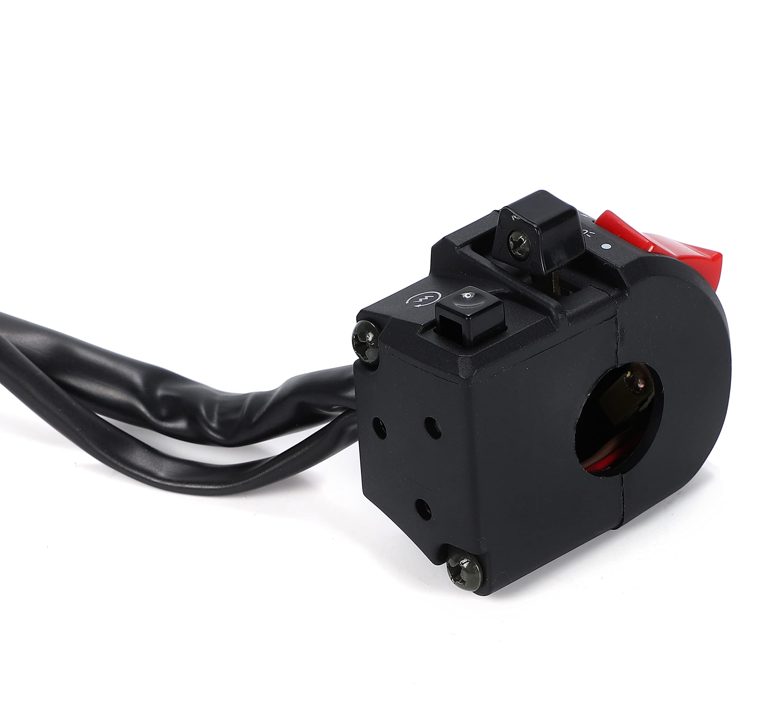 Amazon.co.jp: バイク ハンドル スイッチ ボックス 左右 汎用 多機能