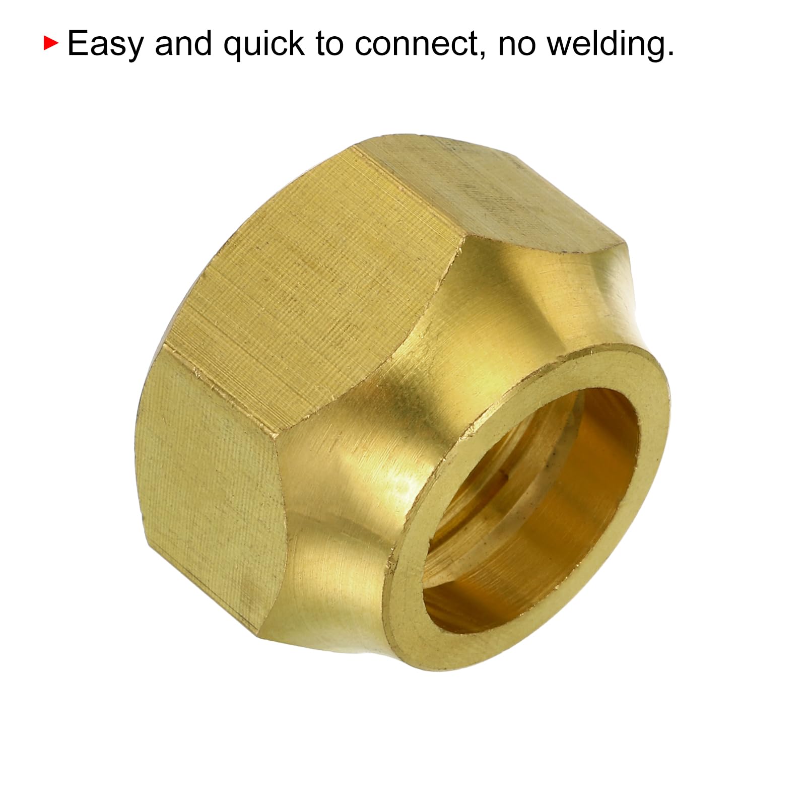 Amazon.co.jp: MECCANIXITY 真鍮フレアナット、3/4インチ フレアメス