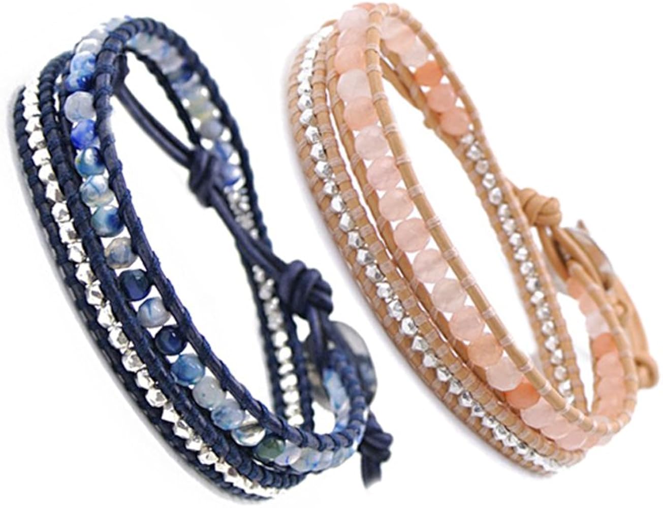 Amazon | チャンルー CHAN LUU ストーンビーズミックス 2連ラップ