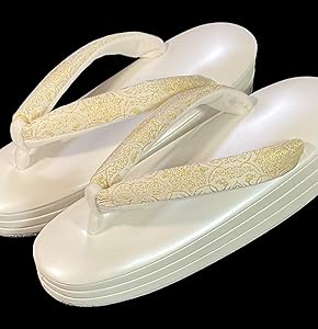 Amazon | [錦匠] 京都発 龍村織物 総本革張製 日本製 防水 高級 草履