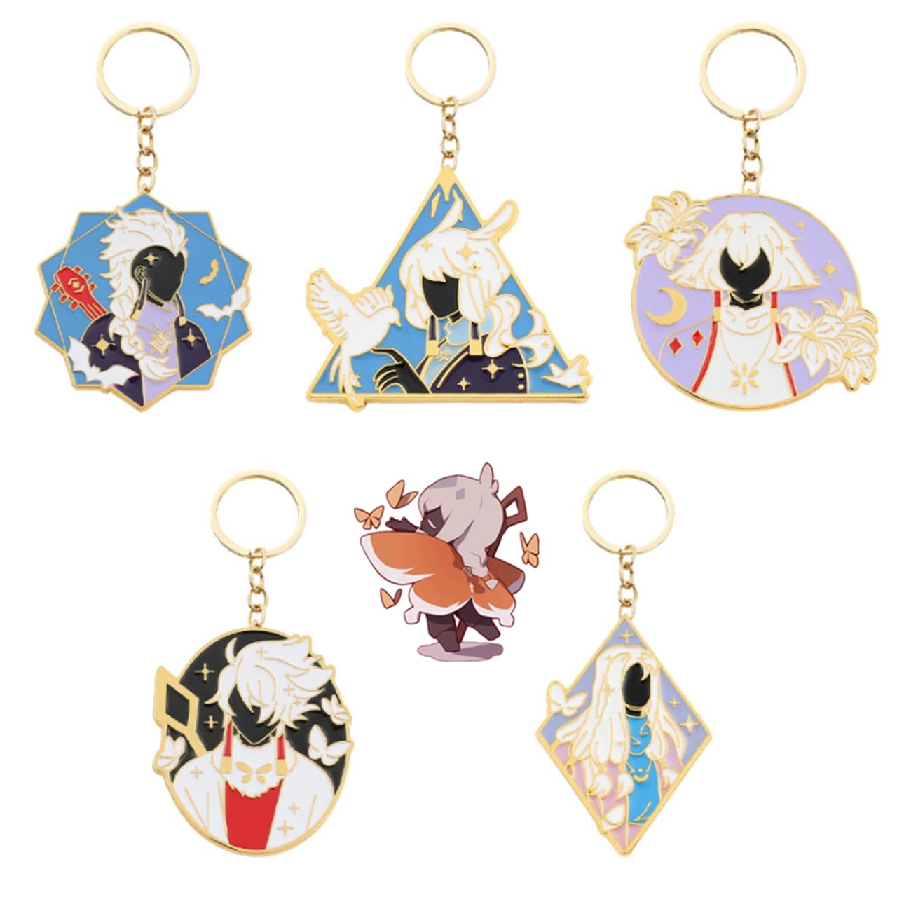 Amazon.co.jp: Linglingba Sky星を紡ぐ子どもたち キーホルダー Sky光