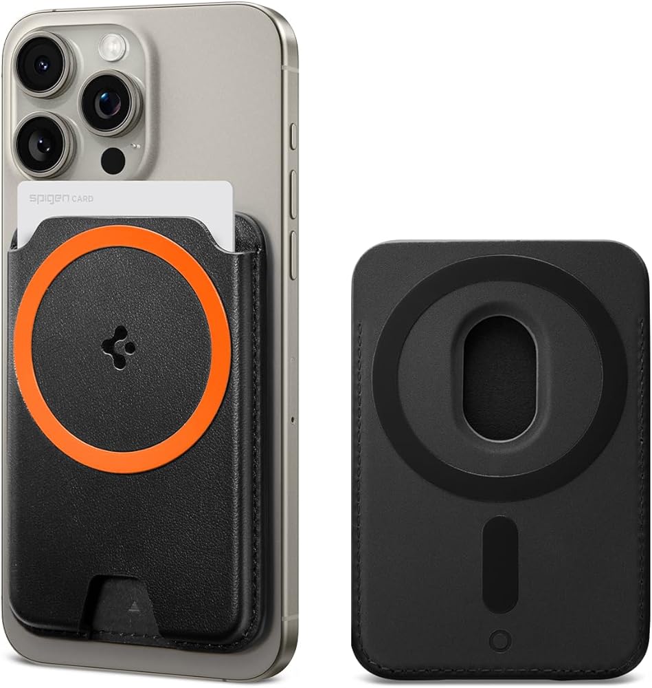 Amazon.co.jp: [Spigen] MagSafe対応 カードケース 3枚入り マグネット