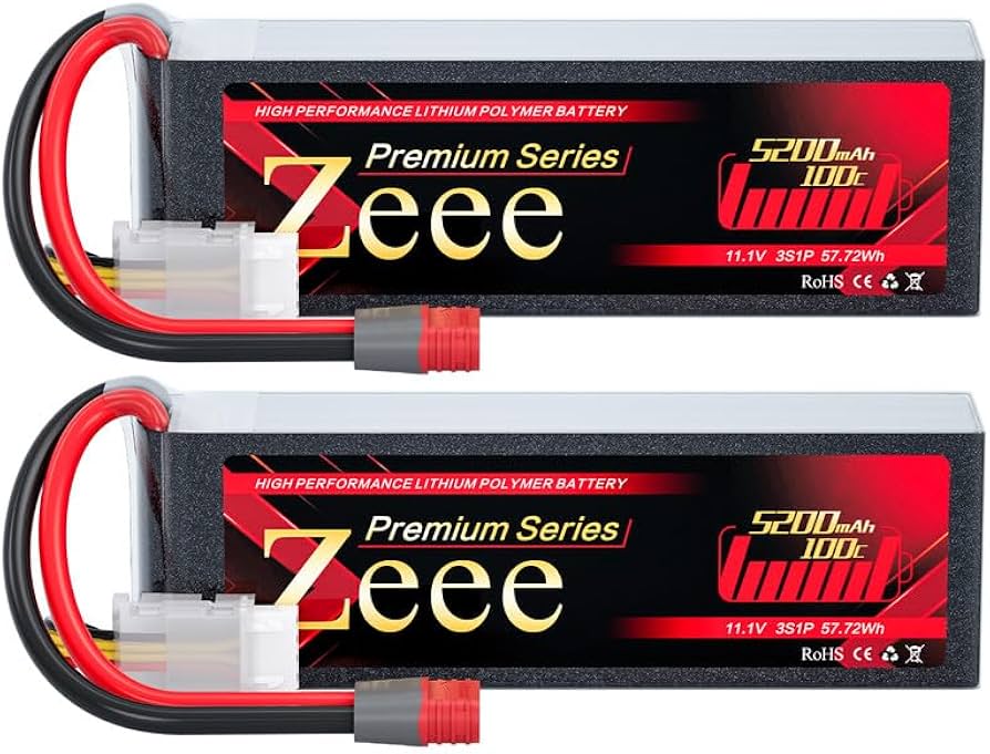Amazon.com: Zeee Premium Series 3S 5200mAh Lipo Battery 11.1V 100C
