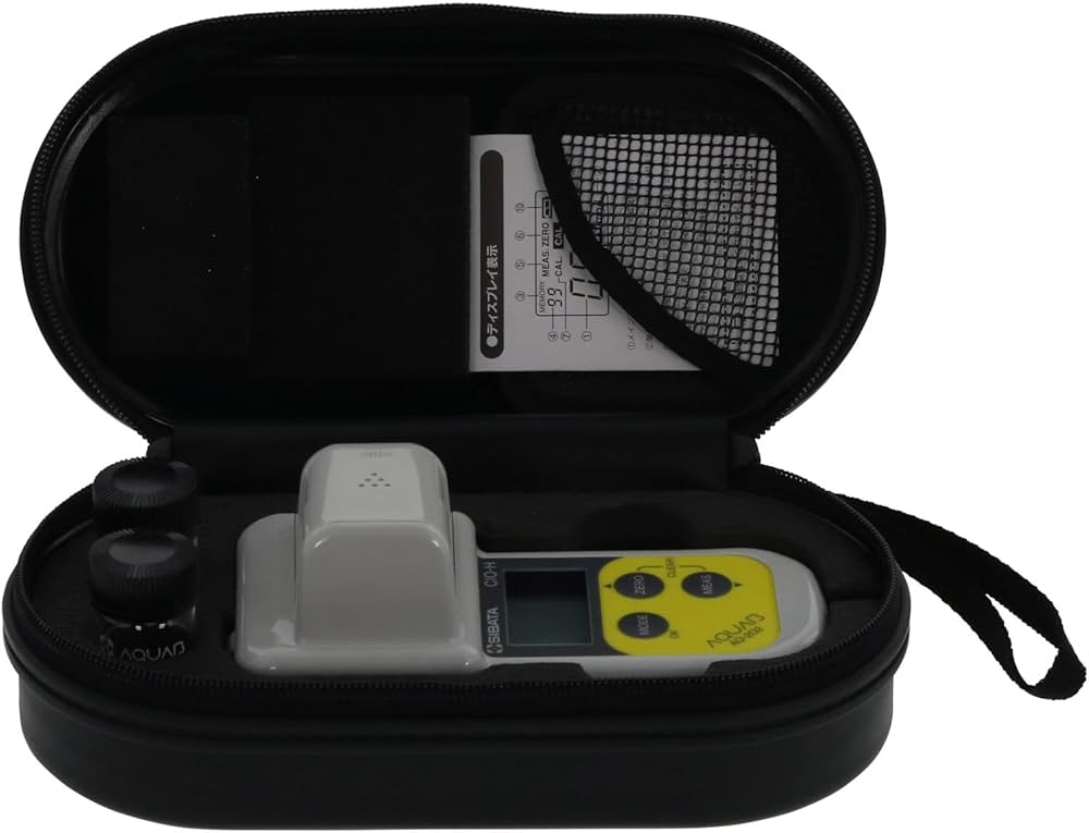 Amazon | 柴田科学 水質計アクアブ AQ-202型 残留塩素高濃度 080560