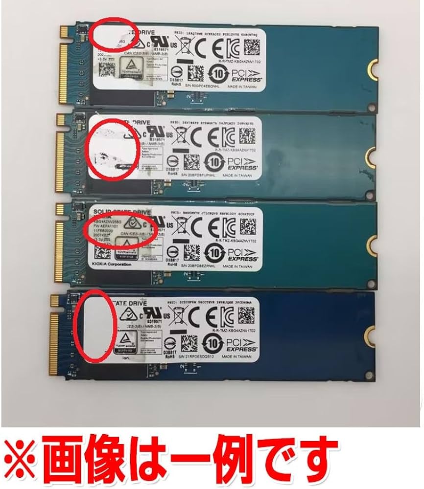 Amazon | 【整備済み品】KIOXIA M.2 (PCIe3.0 NVMe) / 256GB / 内蔵SSD