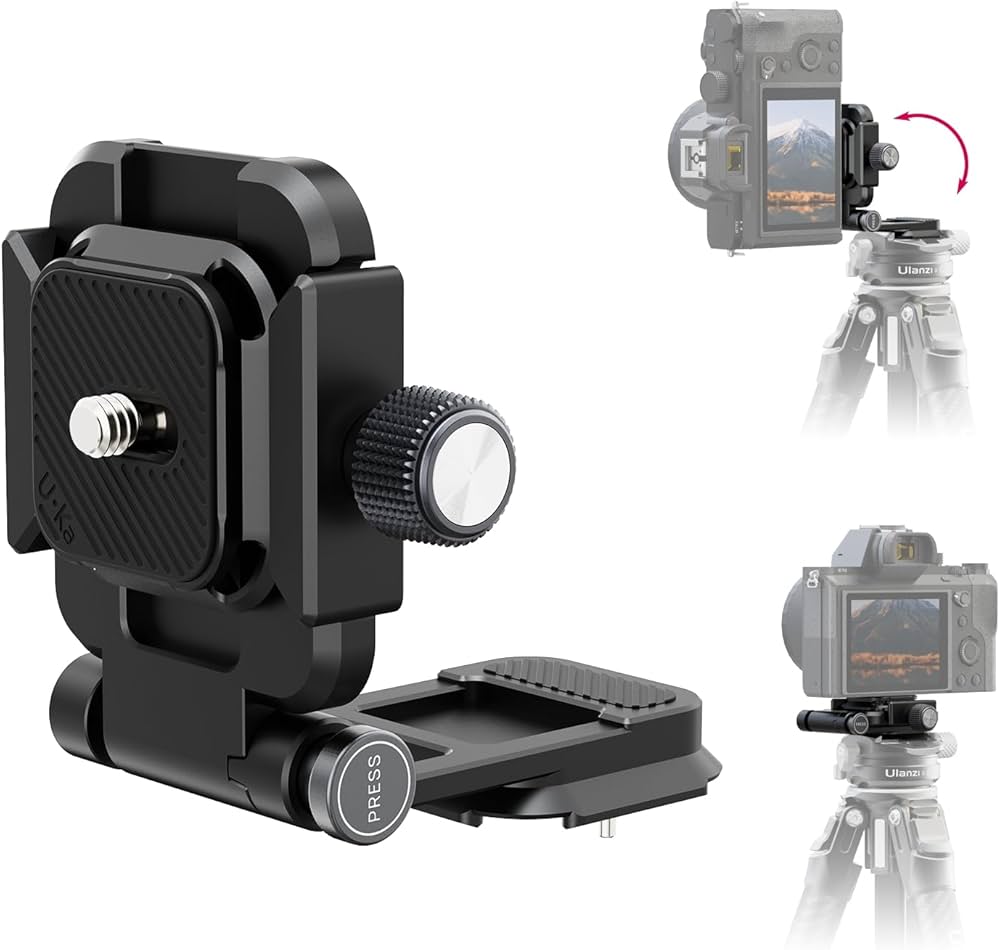 Amazon | ULANZI デジタル一眼レフLブラケットカメラ、UKA08 垂直水平