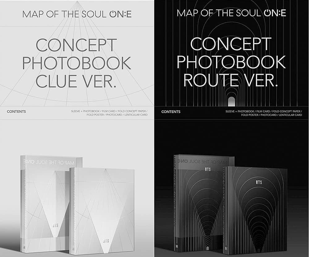 BTS - BTS MAP OF THE SOUL ON:E CONCEPT PHOTO BOOK [ CLUE / ROUTE