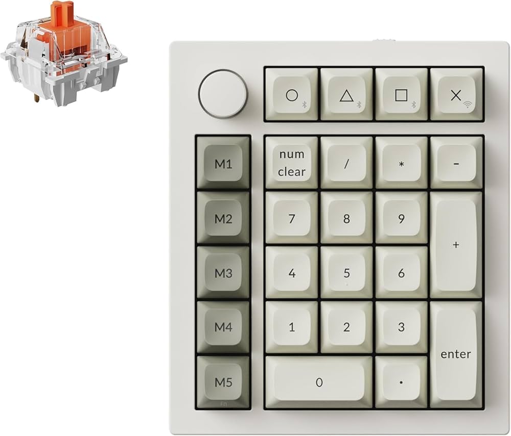 Amazon | 【国内正規品】Keychron Q0 Max QMKカスタム・テンキー、2.4