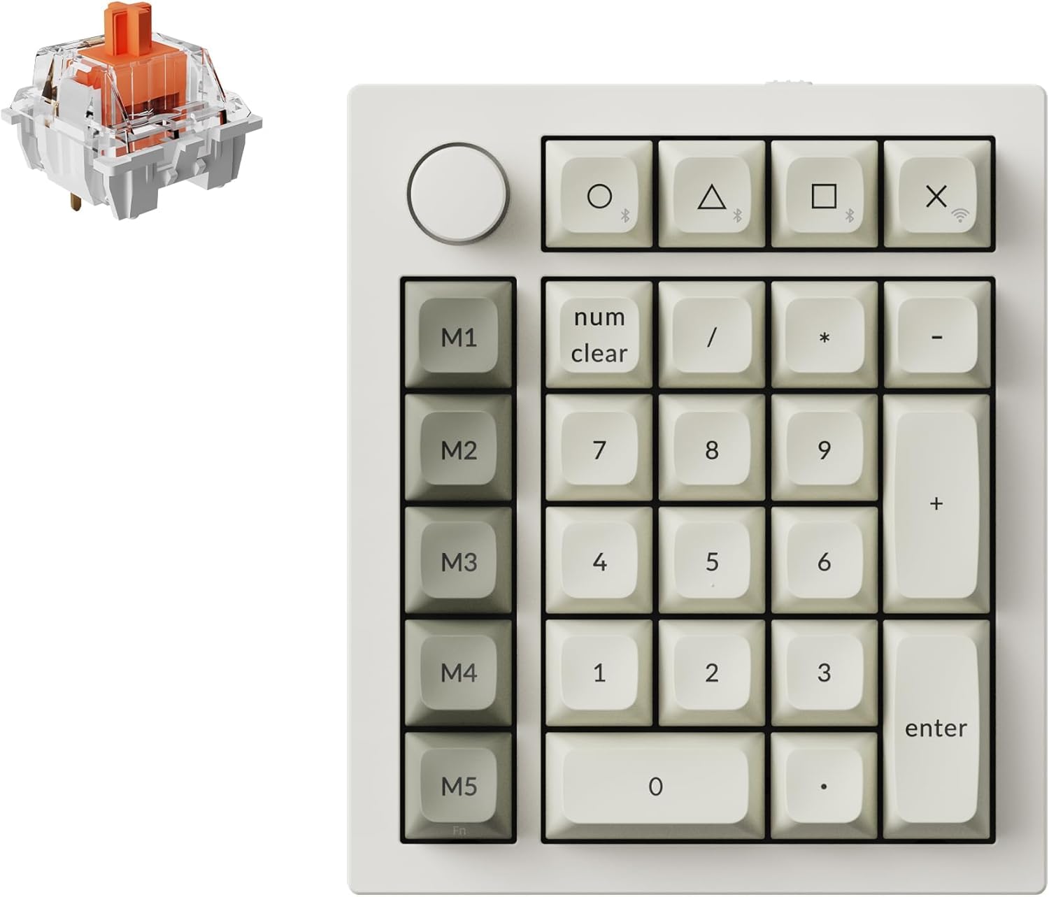 Amazon | 【国内正規品】Keychron Q0 Max QMKカスタム・テンキー、2.4