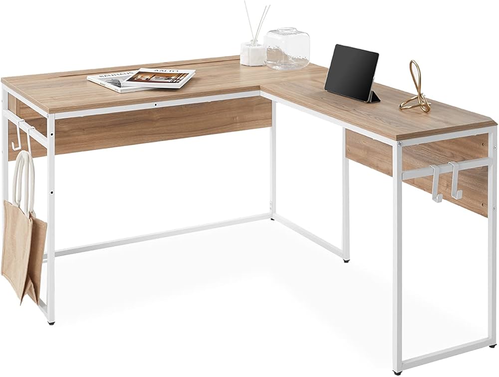 Amazon | LOWYA ロウヤ パソコンデスク 学習机 勉強机 L字 ワーク