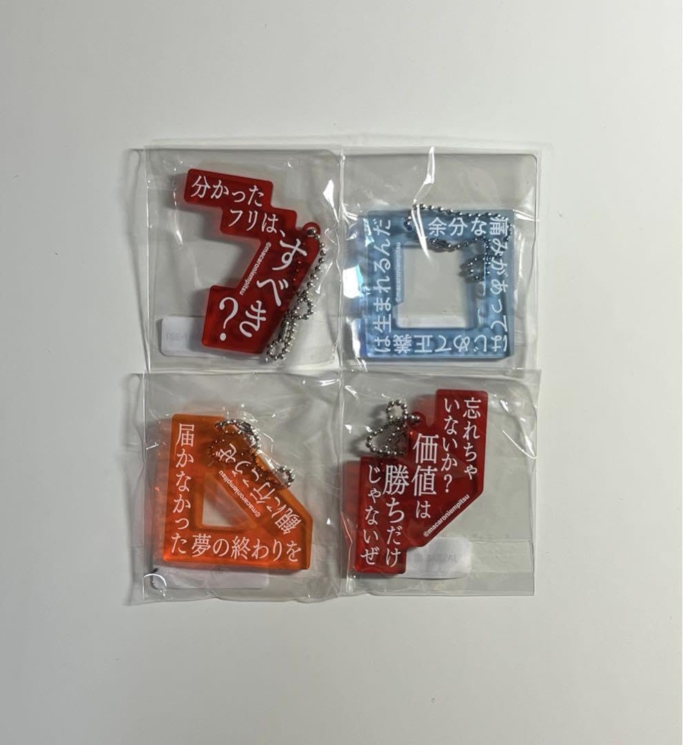 Amazon.co.jp: マカロニえんぴつ 歌詞キーホルダー : おもちゃ