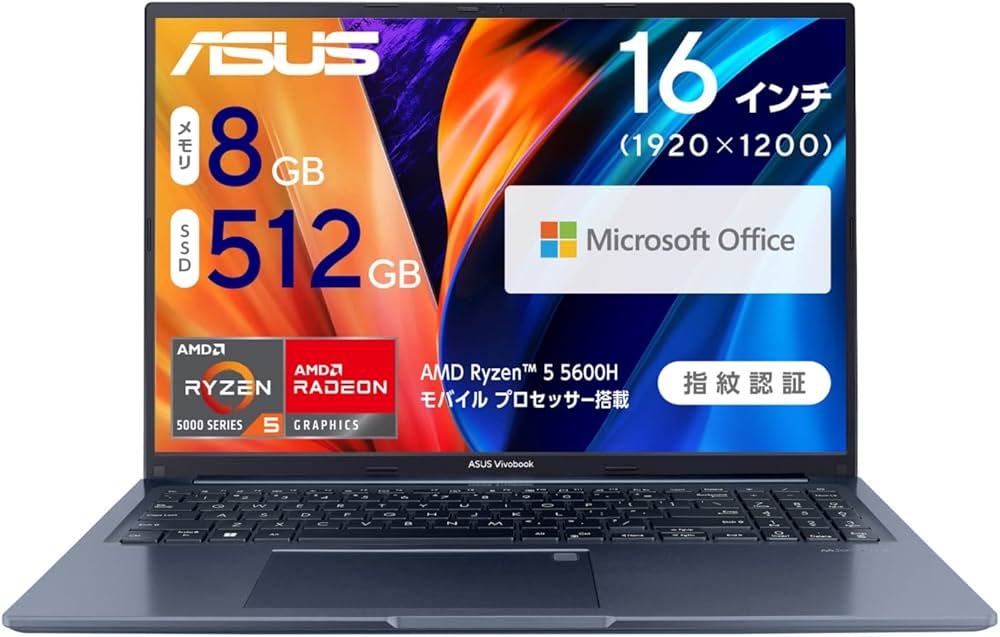 Amazon.co.jp: ASUS ノートパソコン Vivobook 16X M1603QA 16インチ