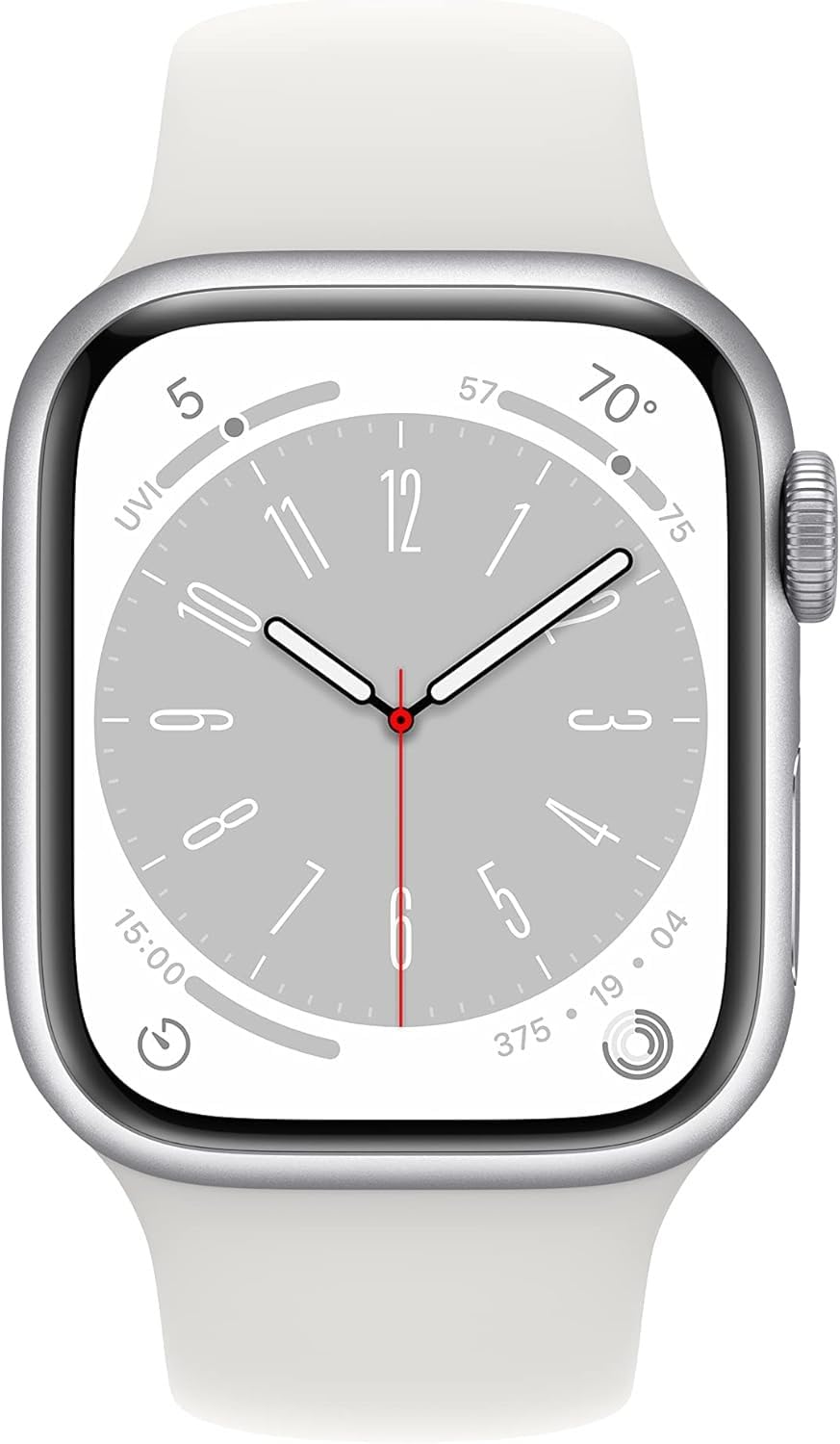 Amazon.com: Apple Watch Series 8 [GPS, 41mm] - Silver Aluminum