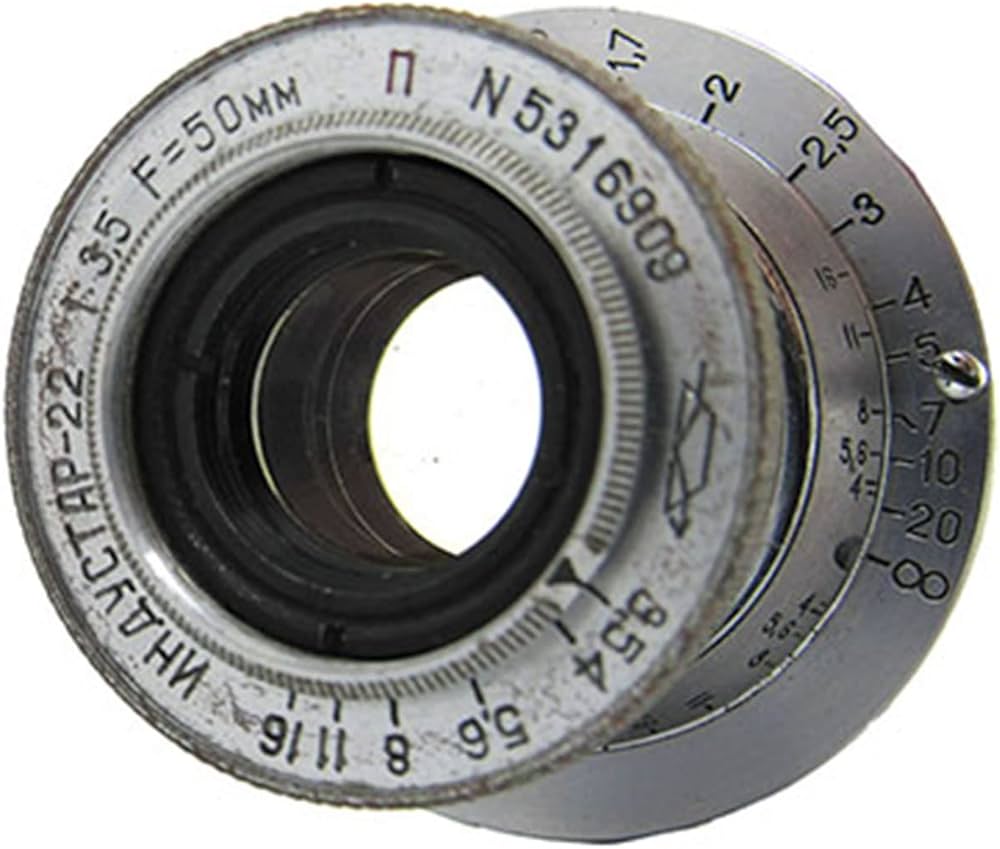 Amazon | ※オールドレンズ※INDUSTAR-22 50mm/f3.5 沈胴式 Lマウント