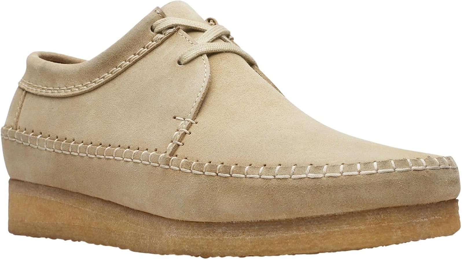 Amazon.com | Clarks Men's Weaver Shoes Maple Suede