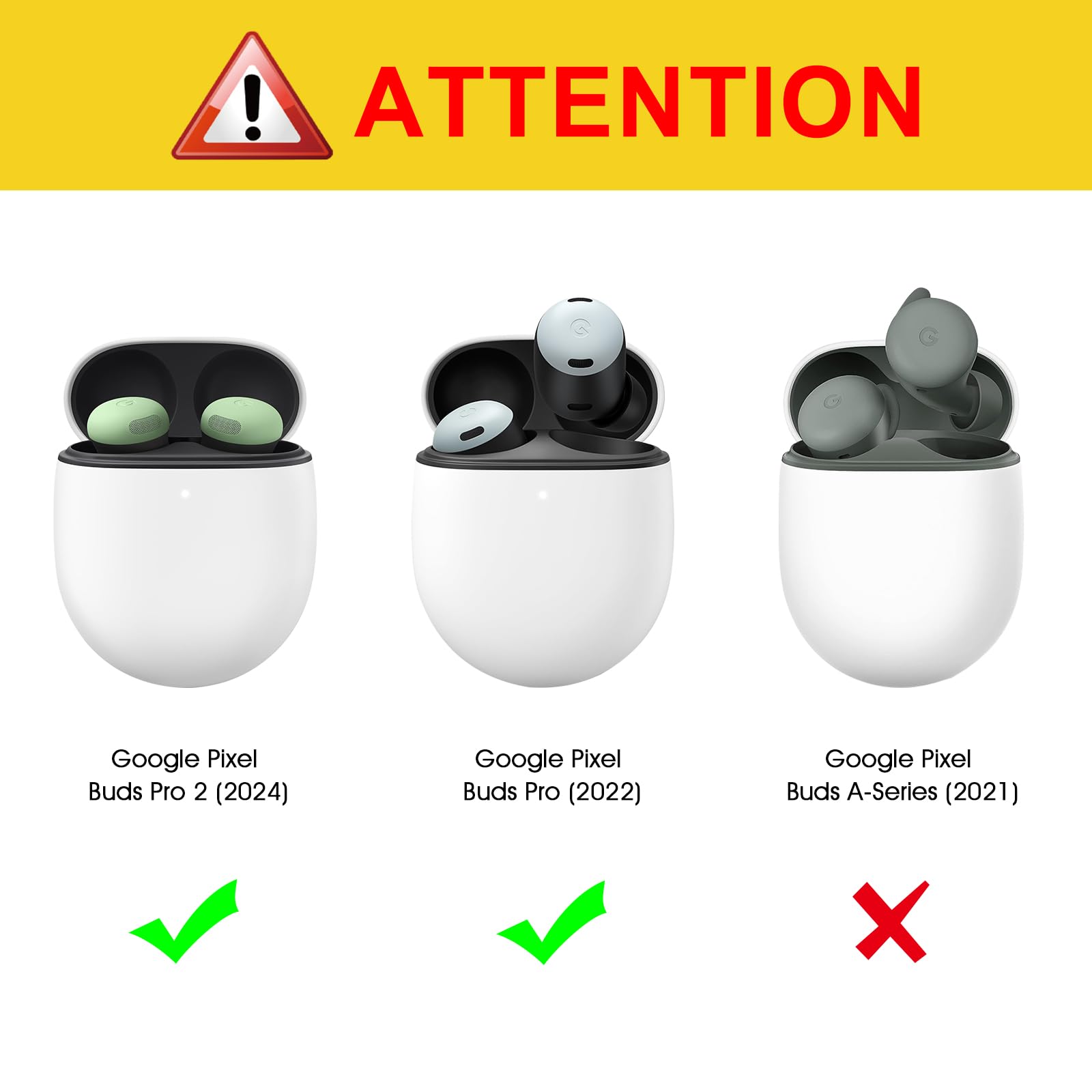 Amazon.com: CaseBot Case Cover for Google Pixel Buds Pro 2 (2024