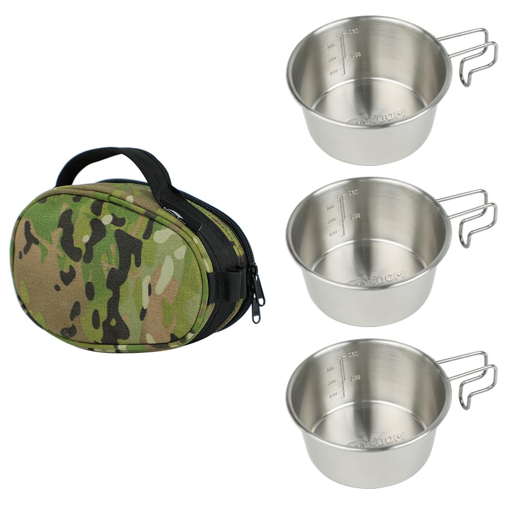 Amazon | Soomloomシェラカップ500ml3個セット 容量360ml専用収納