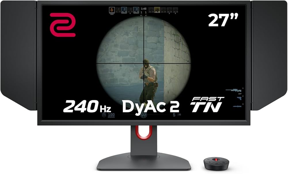 BenQ ZOWIE XL2746K eSports Gaming Monitor, 27 inch, 240 Hz, 0.5ms