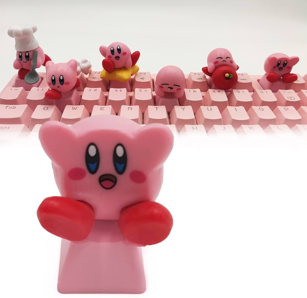 Amazon | Kirby KeyCaps 日本アニメピンクキーキャップ、Cherry MX