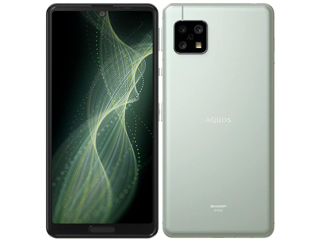 Amazon | SIMフリーau AQUOS sense5G SHG03 [オリーブシルバー