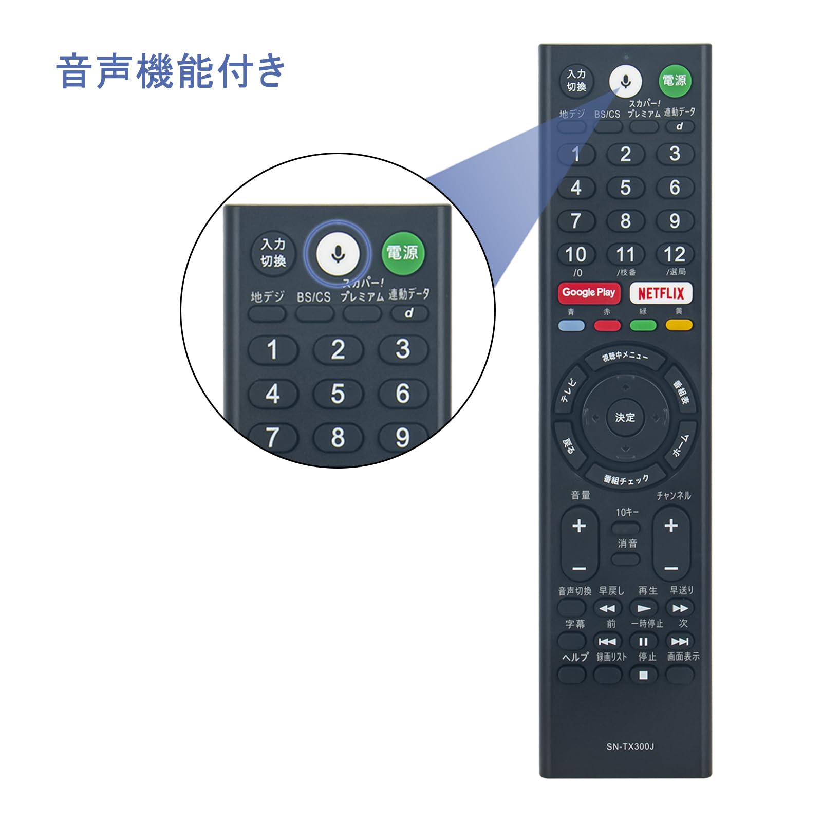 Amazon | 液晶テレビ用リモコン RMF-TX200J RMF-TX210J RMF-TX211J RMF
