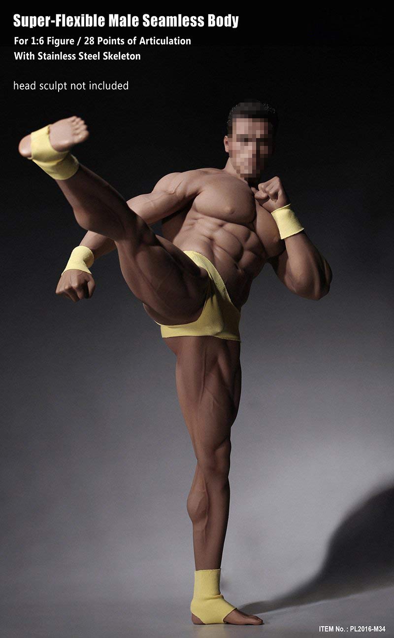 Amazon.com: Phicen 1/6 Scale Super Flexible Male Muscular Seamless