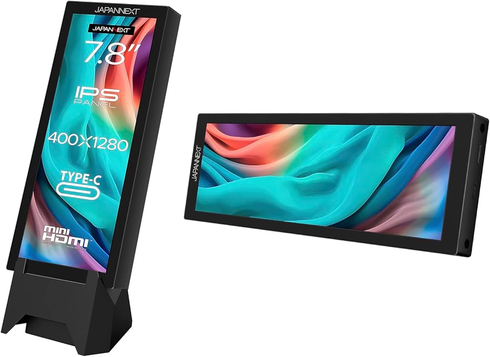 Amazon.co.jp: JAPANNEXT 7.8 Inch IPS Panel 400x1280 Resolution