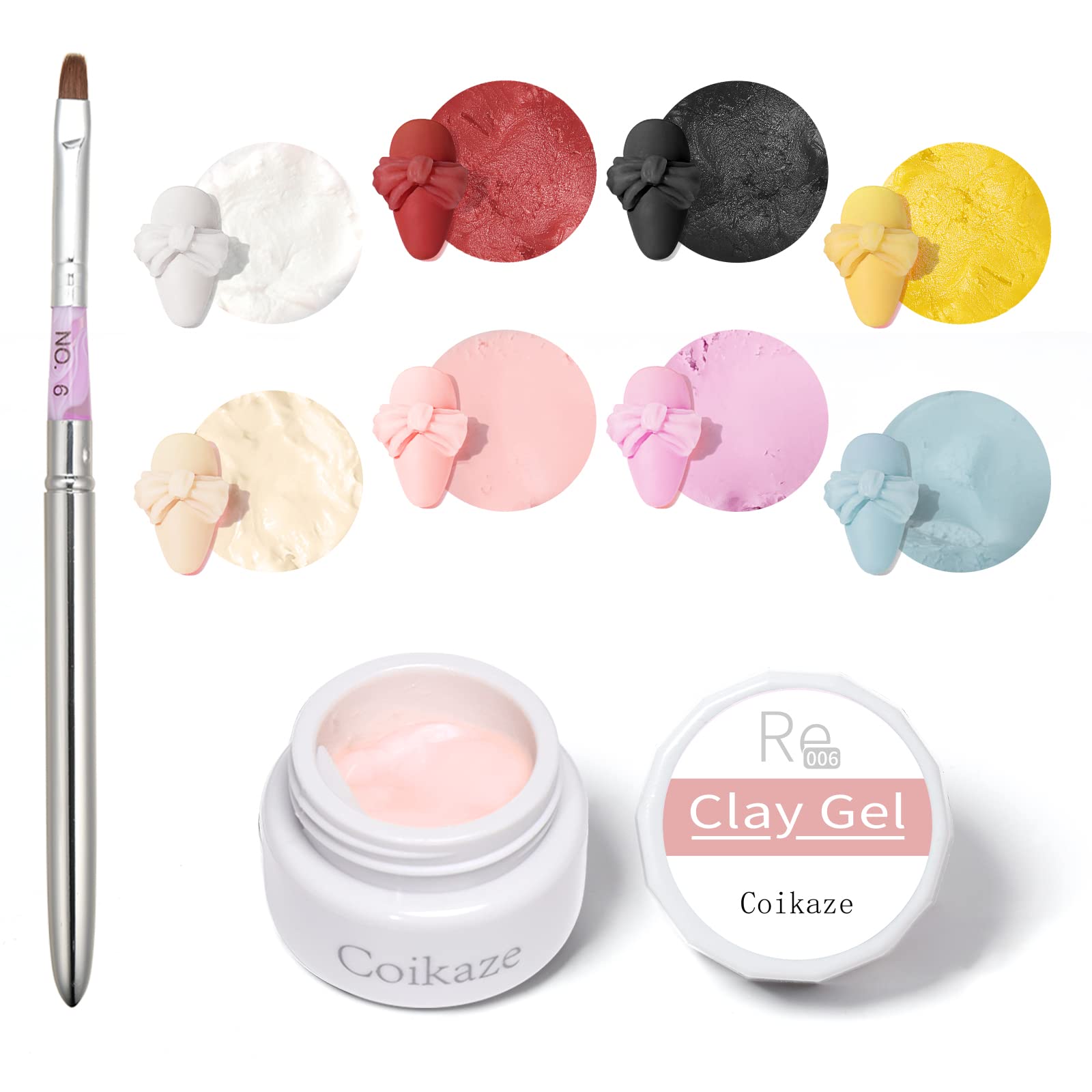 Amazon | ジェルネイル 立体ネイルアート 粘土ジェル 3Dジェル 4D